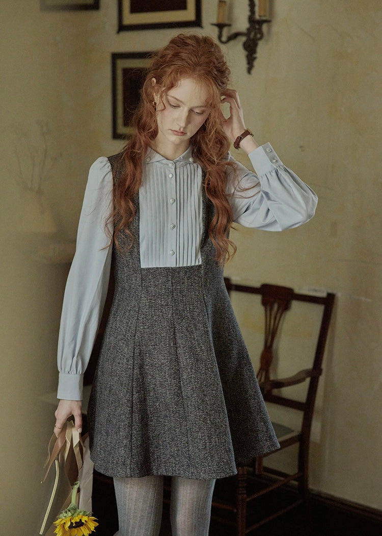 Silent Waltz Layered Mini Dress