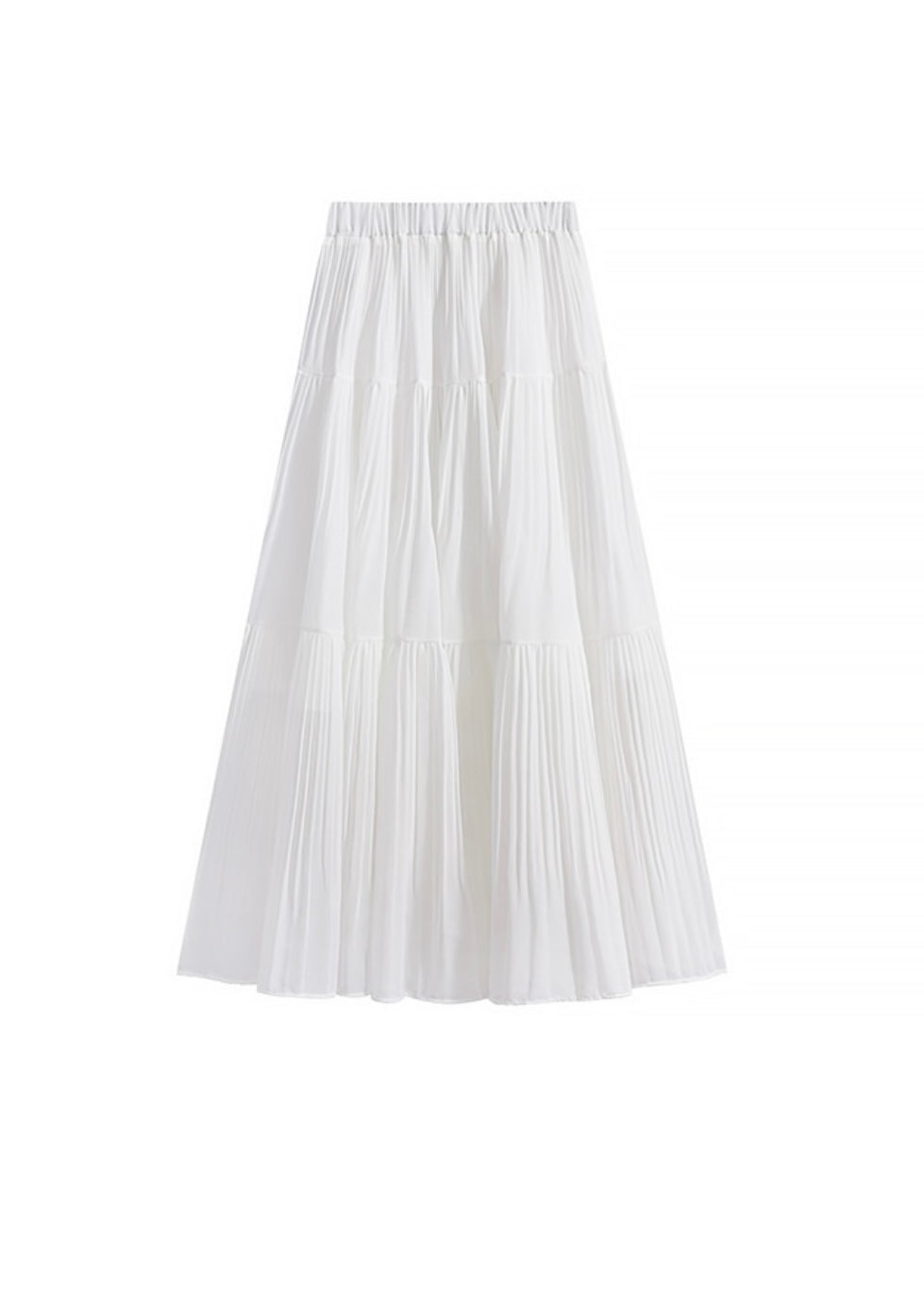 Serene Days Pleated High Waist Skirt(4COLOR)