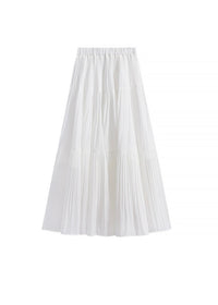 Serene Days Pleated High Waist Skirt(4COLOR)