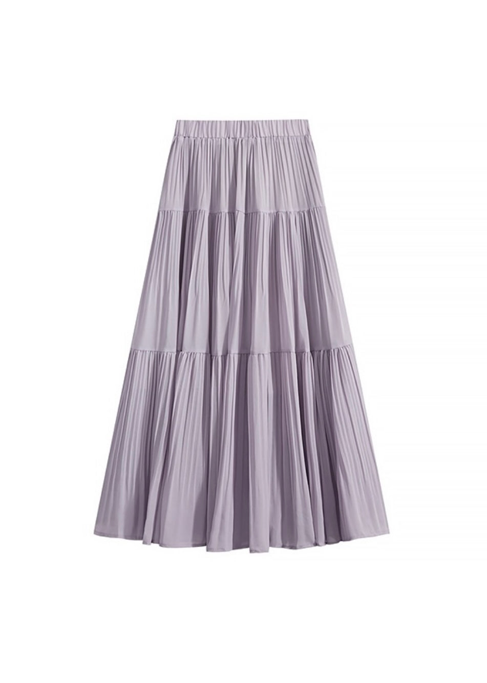 Serene Days Pleated High Waist Skirt(4COLOR)