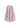 Soft Pink Plaid High Waist Flare long Skirt