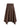 Autumn Waltz Asymmetric Brown Plaid Midi Skirt
