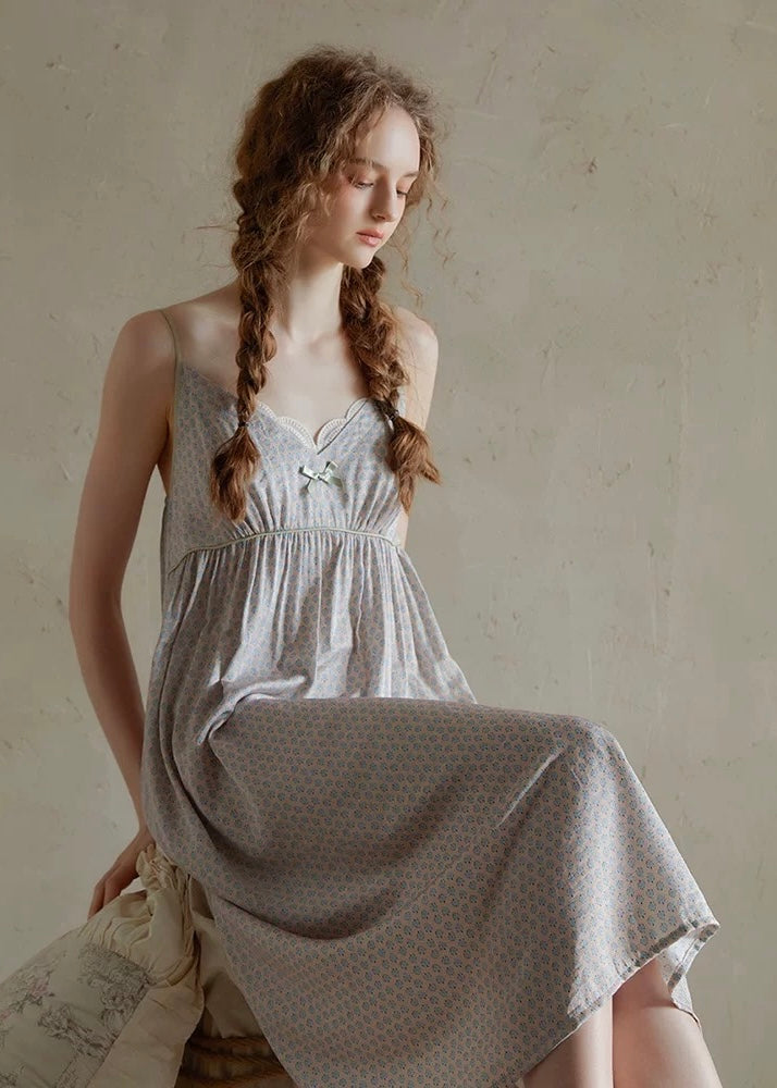 Summer Mist Lace Nightdress(2COLOR)