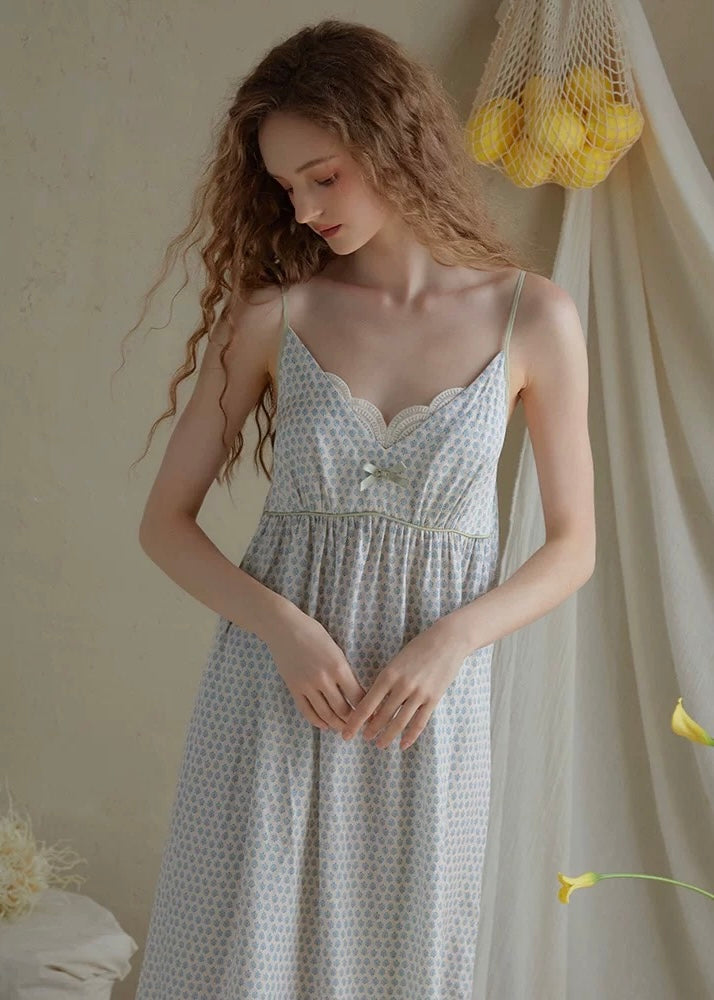 Summer Mist Lace Nightdress(2COLOR)