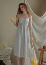 Summer Mist Lace Nightdress(2COLOR)