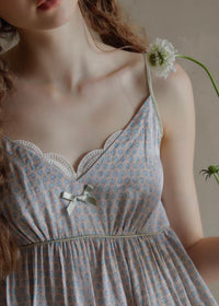 Summer Mist Lace Nightdress(2COLOR)