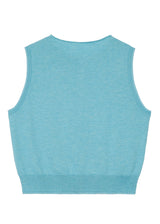 BlueBird Vintage Embroidery Summer Knit Sleeveless Vest