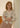 Daisy Embroidered Vintage Cream Knit Wool Cardigan