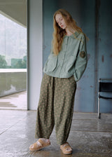Matcha Meadow Cotton Pajama Set