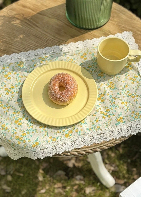 Sunprint Lace Floral Vintage Table Mat