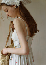 Fieldnote Reverie Vintage Floral Lace Strap Dress