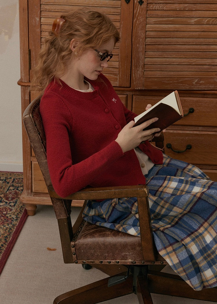 Petit Bow Knit Cardigan