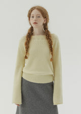 Soft Reverie Eyelet Knit Sweater(2COLOR)