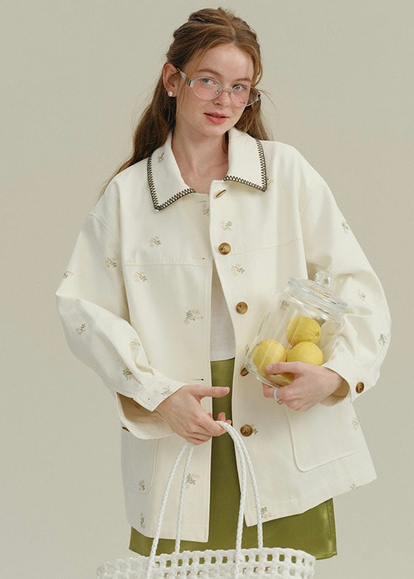 Field Notes Embroidered Vintage Jacket (2Colors)