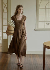 Sienna Grace Embroidered Sleeveless Dress