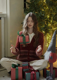 Christmas Nordic Knit Cardigan Sweater(2COLOR)