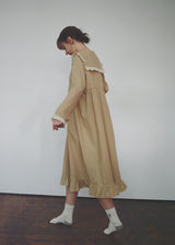 Honey Dot Lace Collar Cotton Nightdress