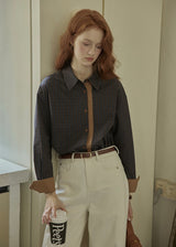 Blue Mocha Layered Shirt