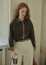 Blue Mocha Layered Shirt