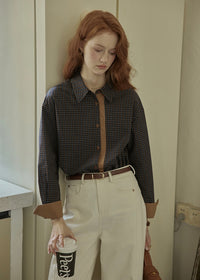 Blue Mocha Layered Shirt