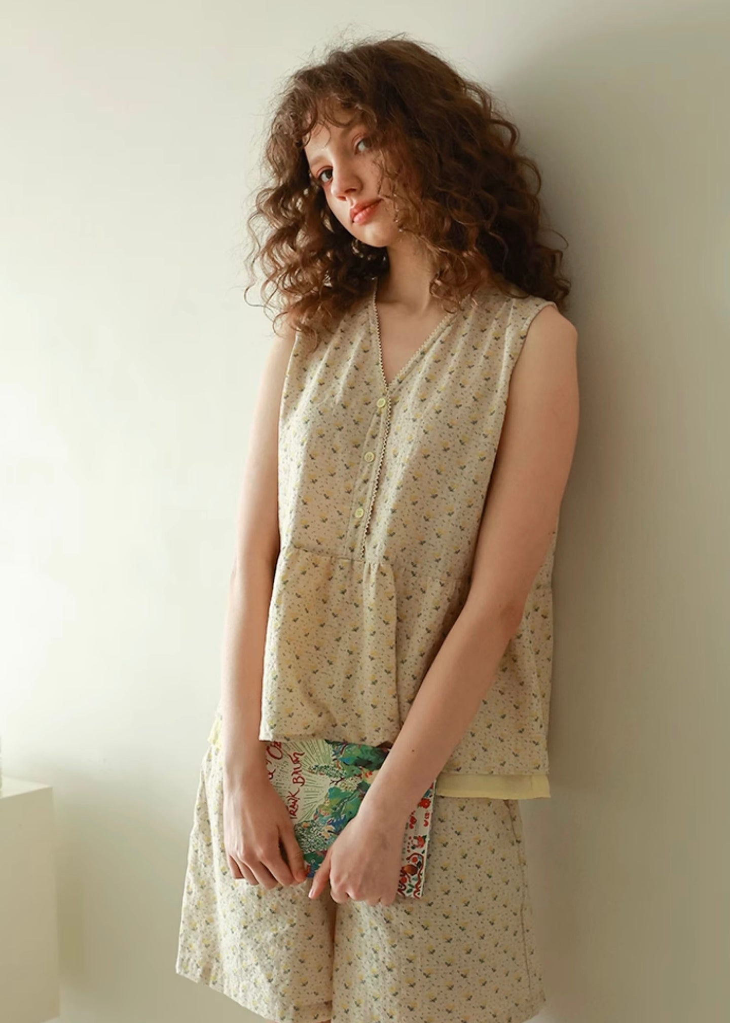 Morning Buttercream Floral Pajama Set