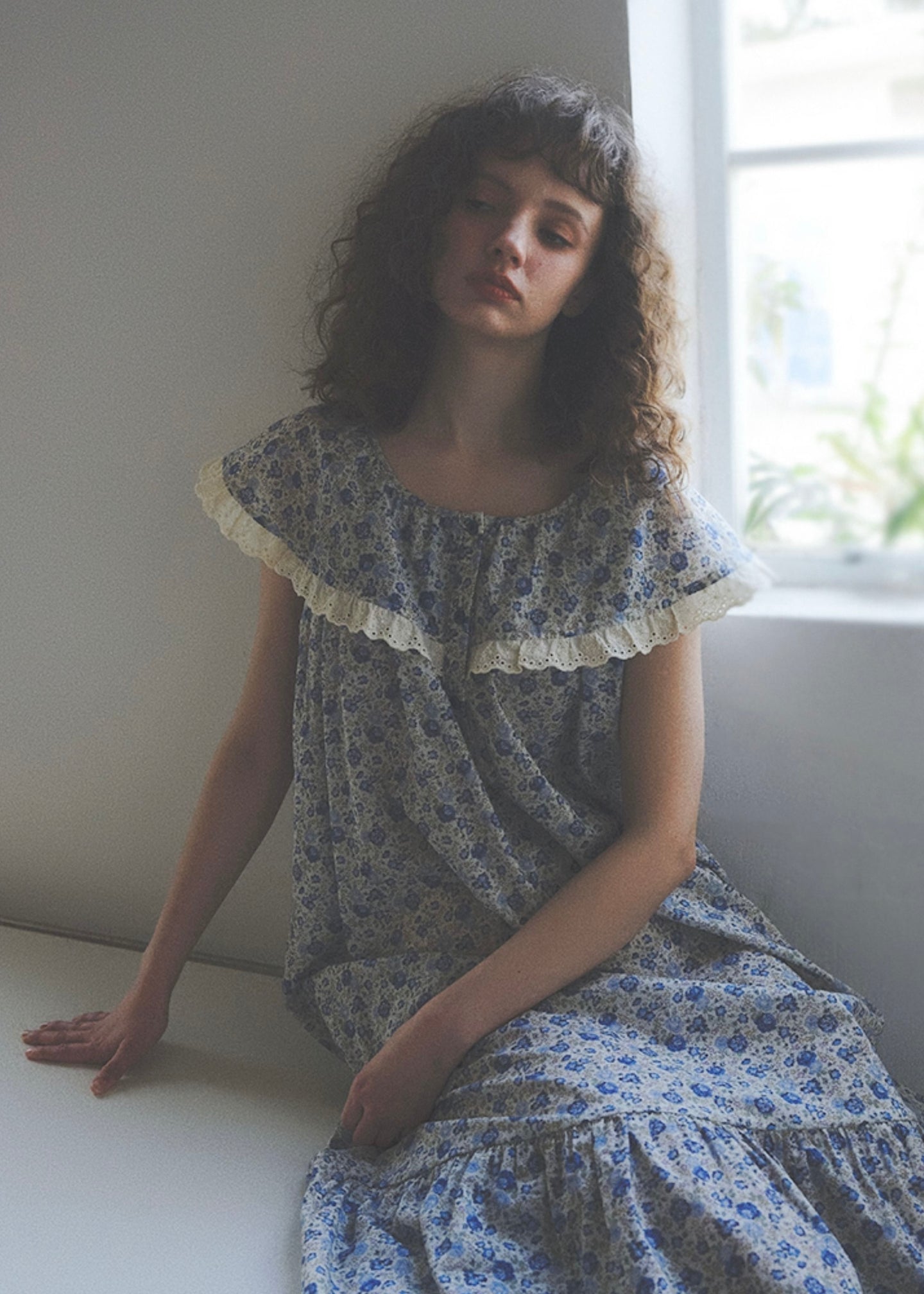 Faded Bloom Nightdress Vintage Sleepwear