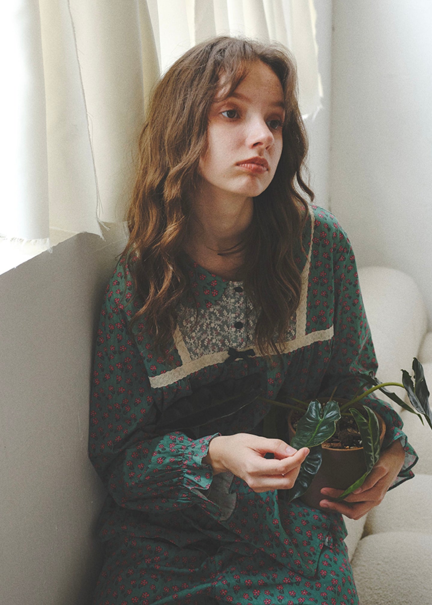 Rose Garden Vintage Lace Pajamas set
