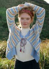 Sea Breeze Ribbon Stripe Cardigan
