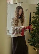 Christmas Nordic Knit Cardigan Sweater(2COLOR)