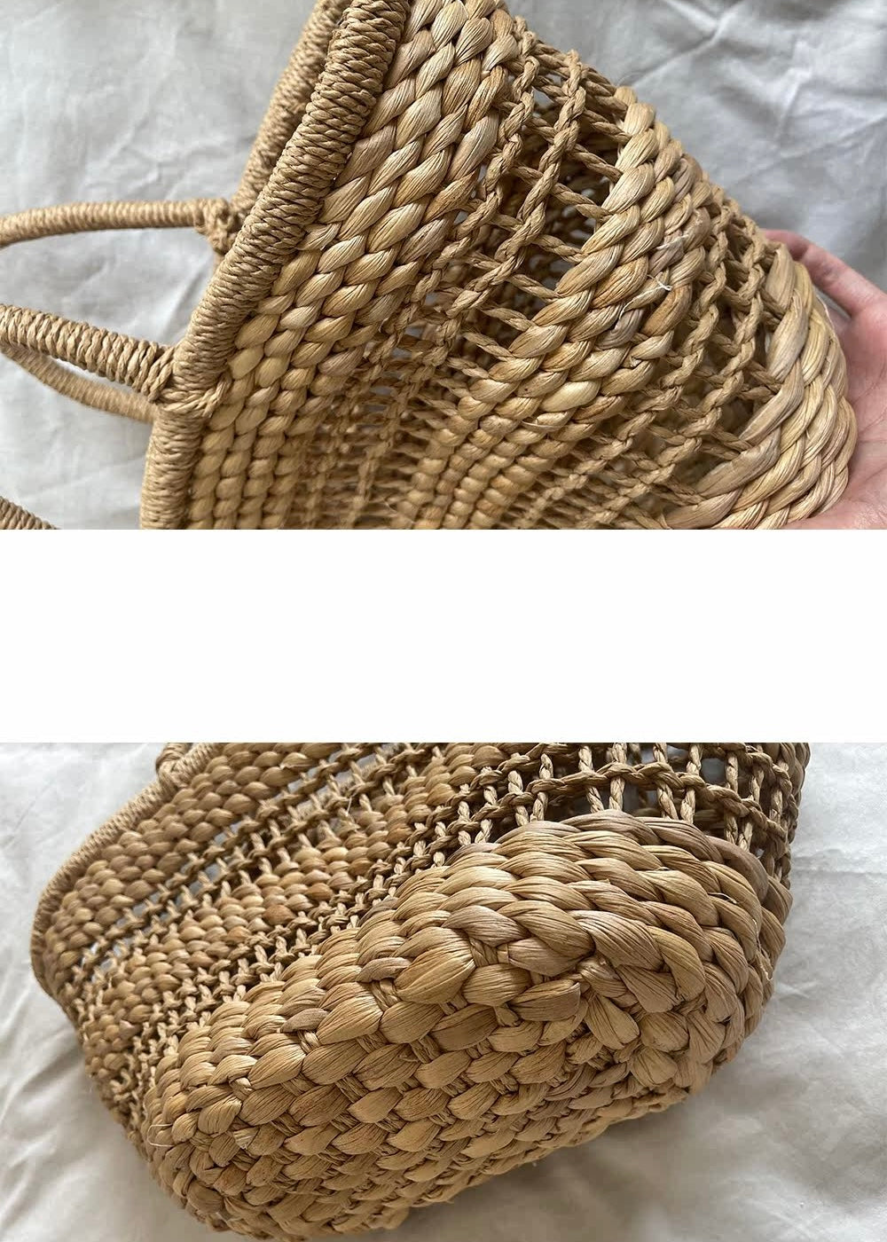 Summer Woven Straw Tote Bag