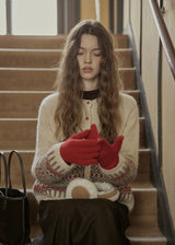 Christmas Nordic Knit Cardigan Sweater(2COLOR)