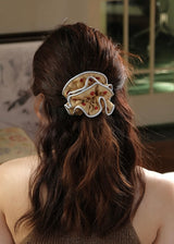 Honey Dot Ruffle Vintage Scrunchie