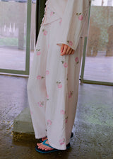Blush Rose Cotton Gauze Long Sleeve Pajama Set
