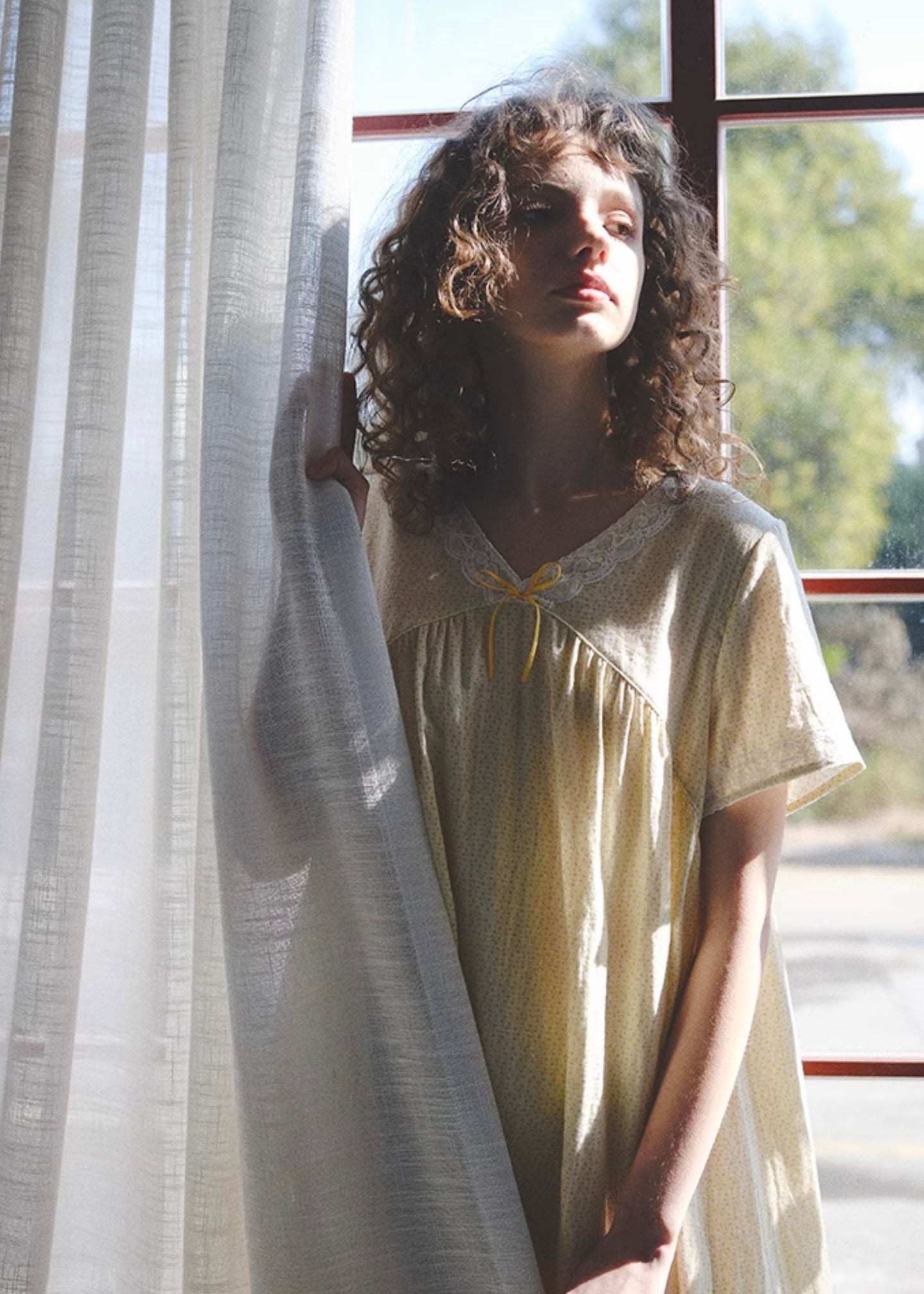 Lemon Ribbon Nightdress Sleepwear