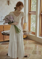 Lune Blanche Dress | Minimal Romantic White Dress