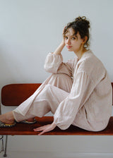 Rosy Meadow Double Gauze Cotton Pajama Set