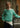 Mint Meadow Jacquard Knit Boat Neck Vintage Sweater