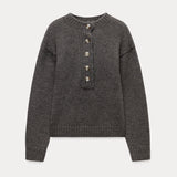 Autumn Archive Classic Button Knit Sweater