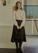 Ivory Lace Garden Embroidered Blouse