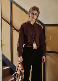 Cocoa Field Soft Brushed Shirt