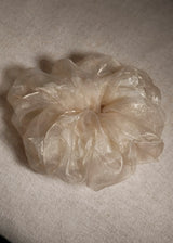 Moonlight Sheer Organza Hair Scrunchie Voluminous Vintage Bun