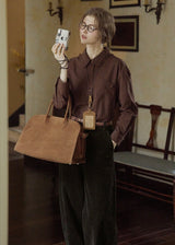 Cocoa Field Soft Brushed Shirt