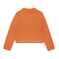 Autumn/Winter Clementine Twisted Collar Vintage Knit Cardigan