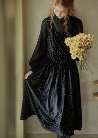 Nocturne Velvet Layered Dress