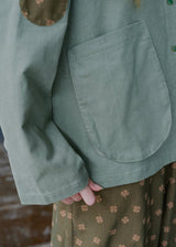 Matcha Meadow Cotton Pajama Set