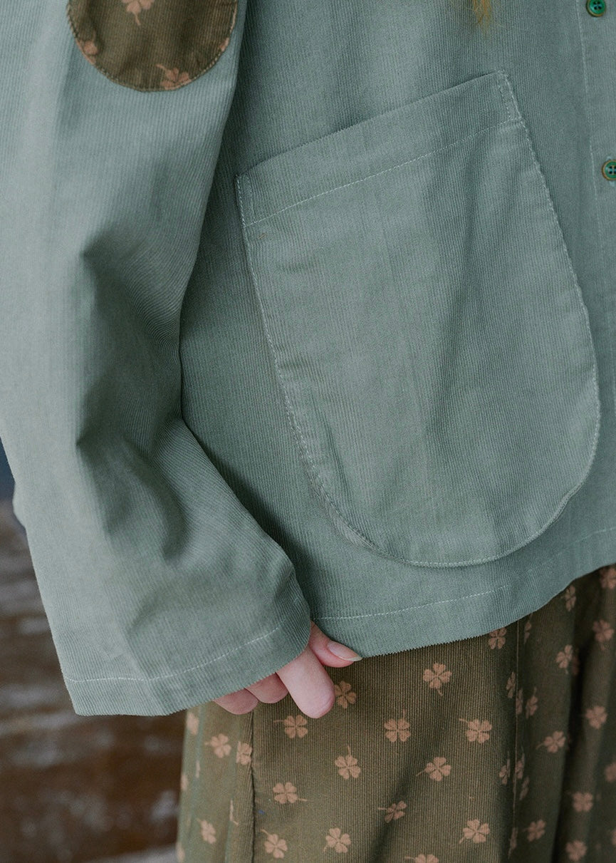Matcha Meadow Cotton Pajama Set