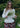 Vintage Ruffle Hem Half Button Long Sleeve Knit Top