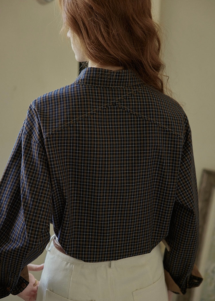 Blue Mocha Layered Shirt