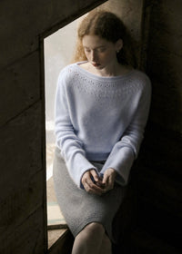 Soft Reverie Eyelet Knit Sweater(2COLOR)