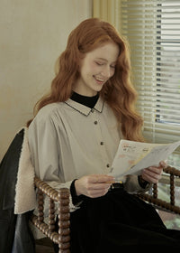 Soft Recollection Vintage Stripe Blouse